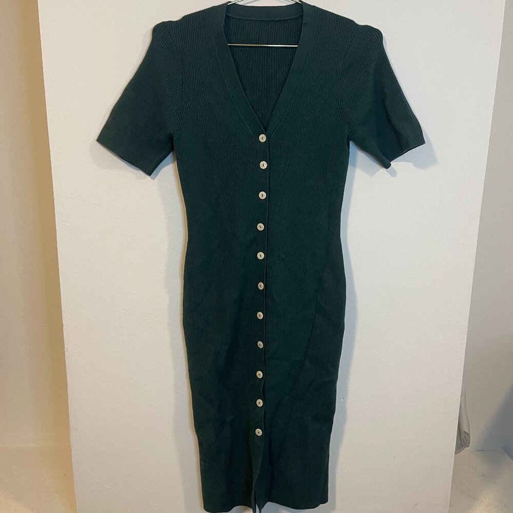 Forest Green Knit Dress